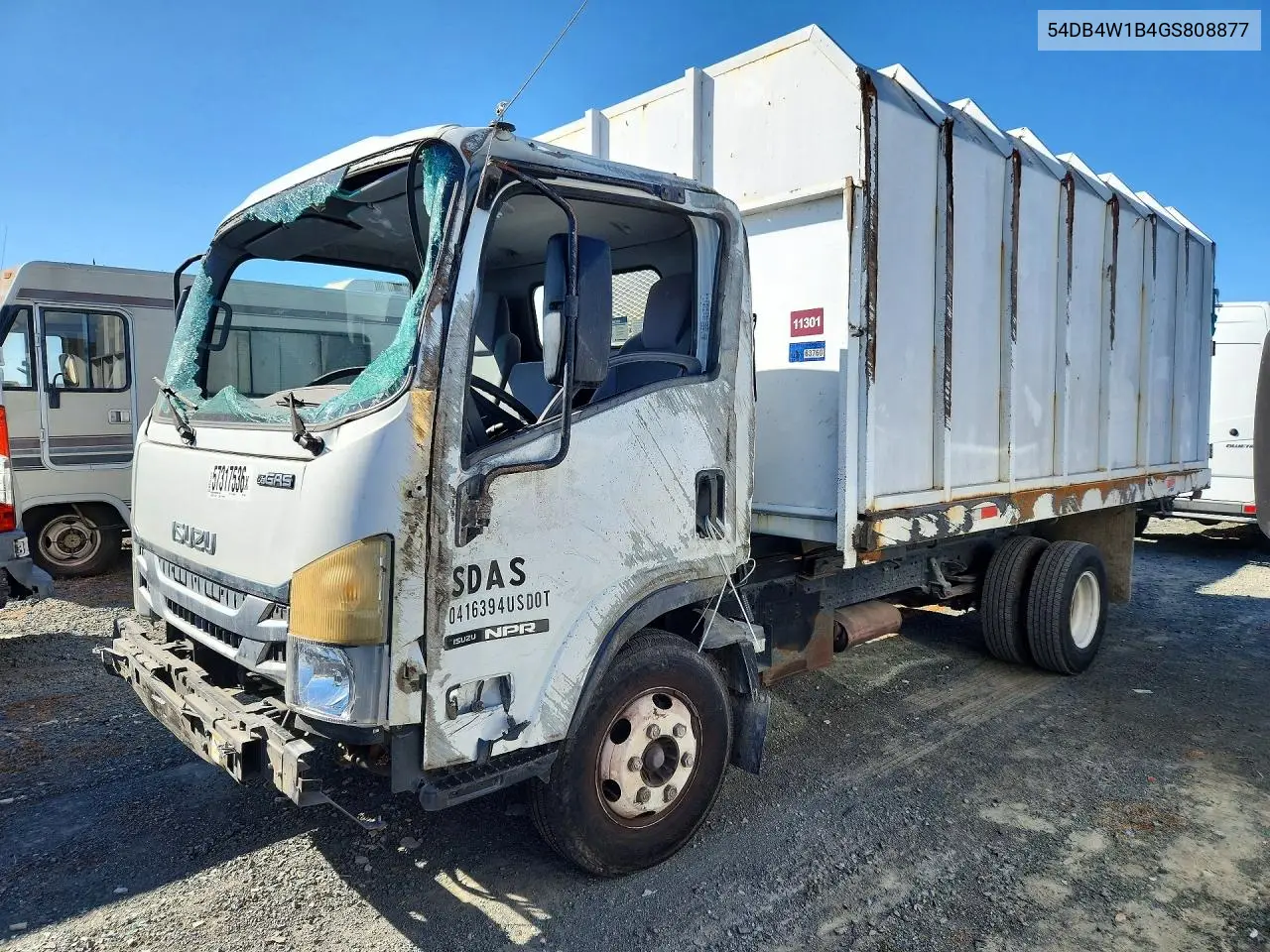 2016 Isuzu Npr VIN: 54DB4W1B4GS808877 Lot: 57317536