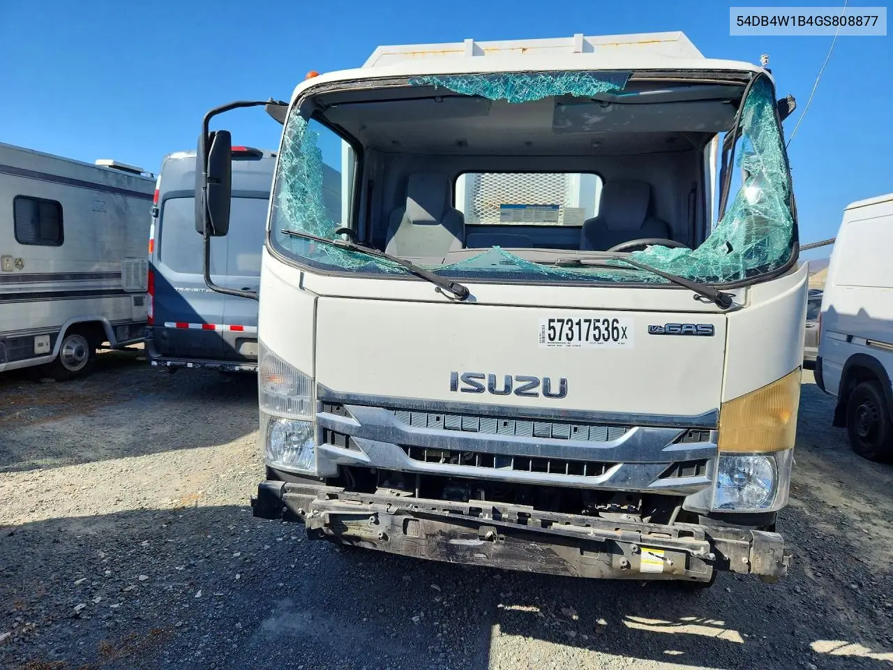 2016 Isuzu Npr VIN: 54DB4W1B4GS808877 Lot: 57317536