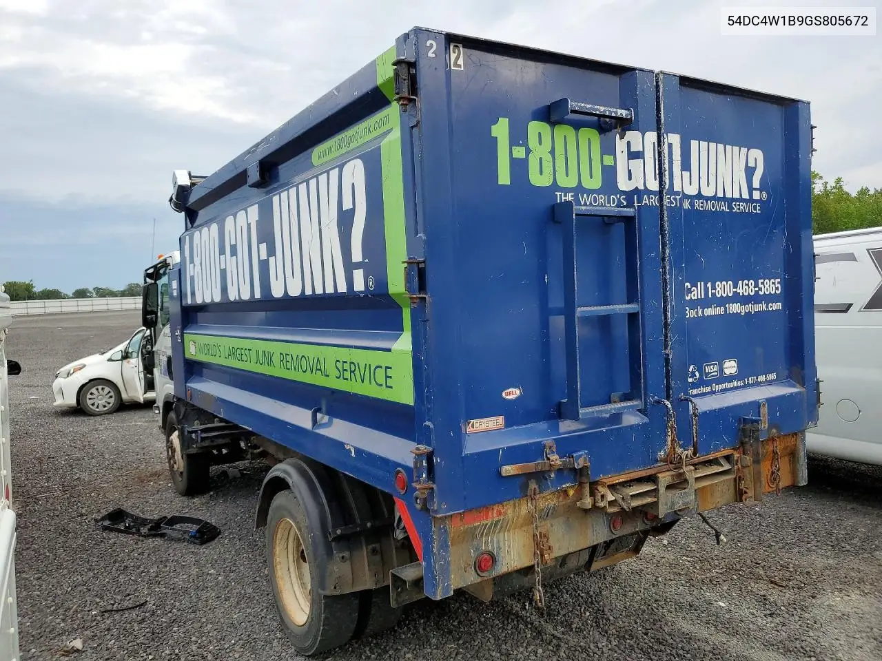 2016 Isuzu Npr Hd Dump Truck VIN: 54DC4W1B9GS805672 Lot: 57324166