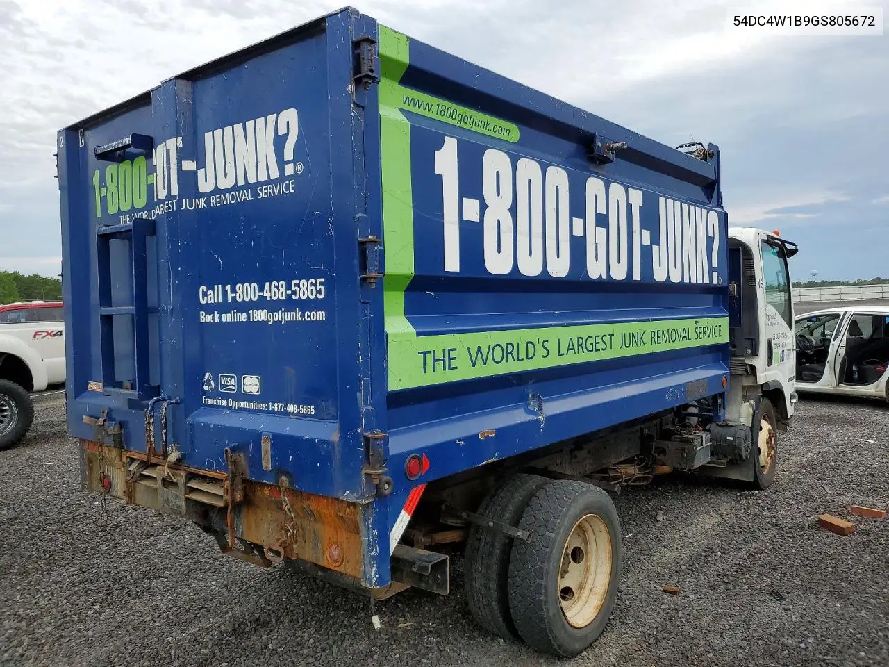 2016 Isuzu Npr Hd Dump Truck VIN: 54DC4W1B9GS805672 Lot: 57324166