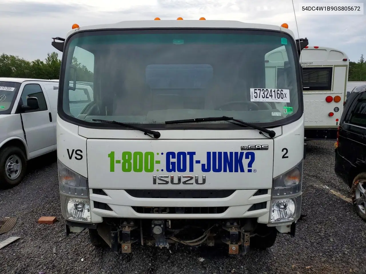 2016 Isuzu Npr Hd Dump Truck VIN: 54DC4W1B9GS805672 Lot: 57324166