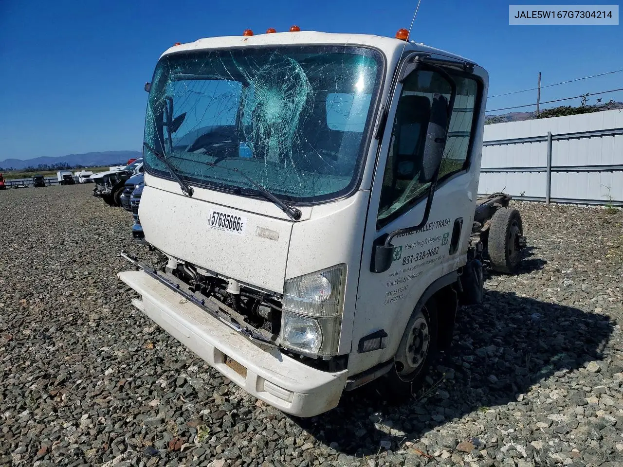 2016 Isuzu Nrr VIN: JALE5W167G7304214 Lot: 57635666
