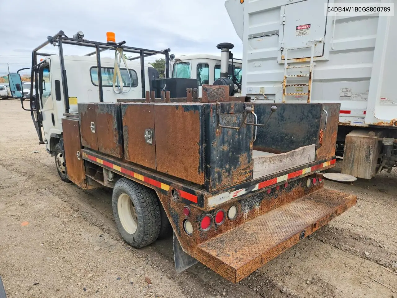 2016 Isuzu Npr Flatbed ** Cln Title * Pri Fleet ** VIN: 54DB4W1B0GS800789 Lot: 59923196