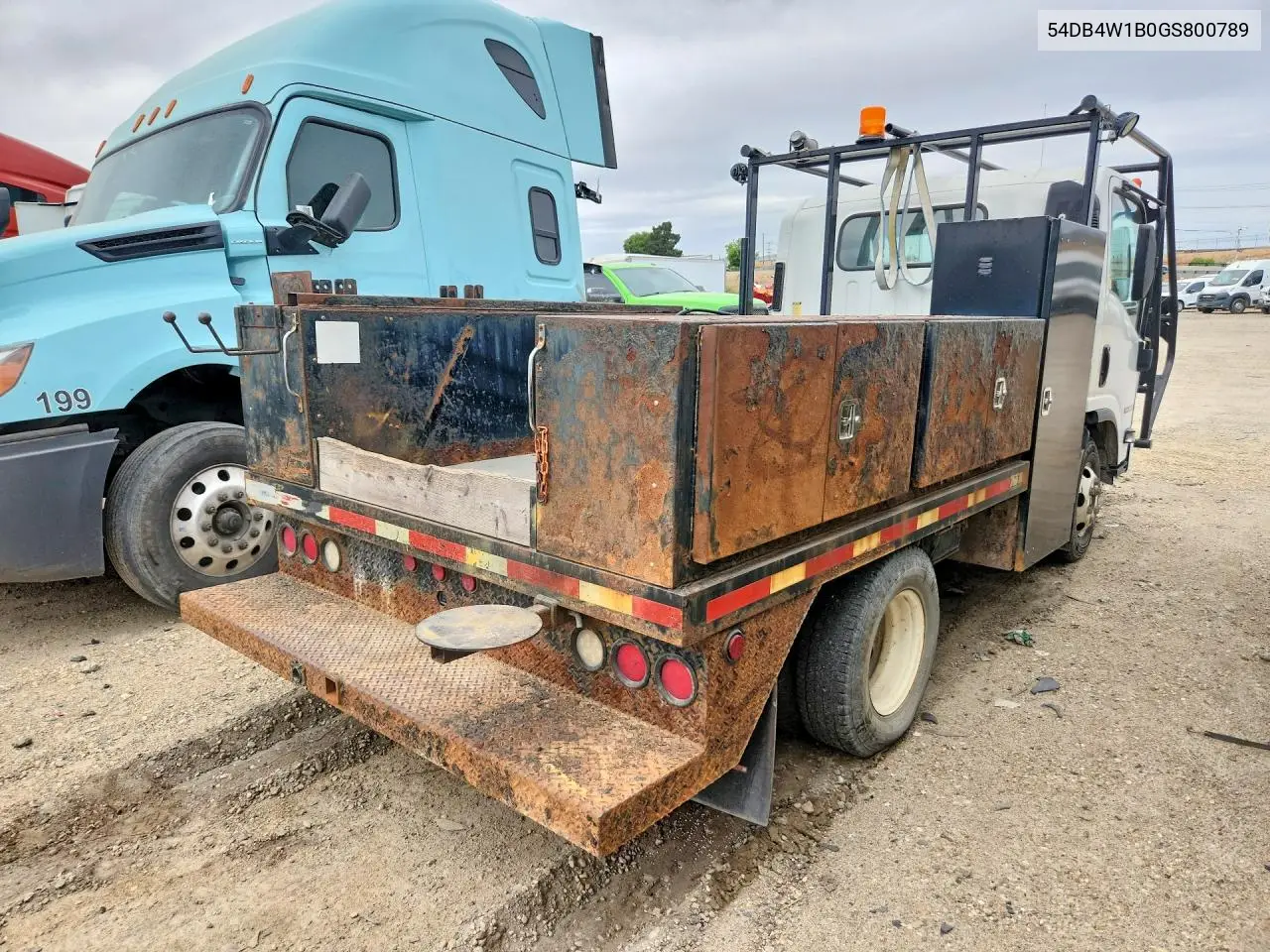 2016 Isuzu Npr Flatbed ** Cln Title * Pri Fleet ** VIN: 54DB4W1B0GS800789 Lot: 59923196