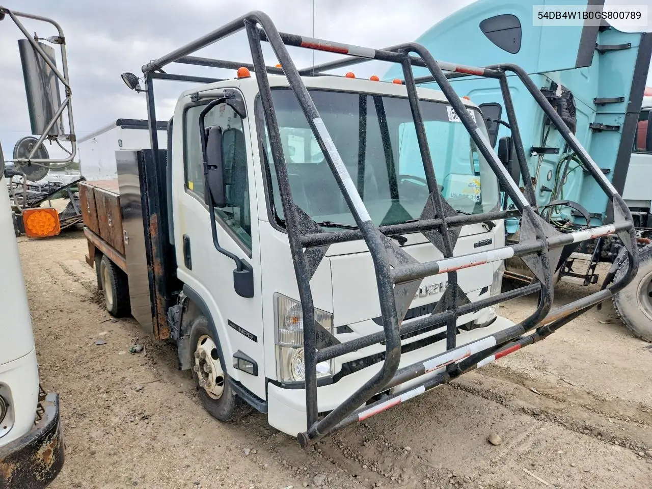 2016 Isuzu Npr Flatbed ** Cln Title * Pri Fleet ** VIN: 54DB4W1B0GS800789 Lot: 59923196