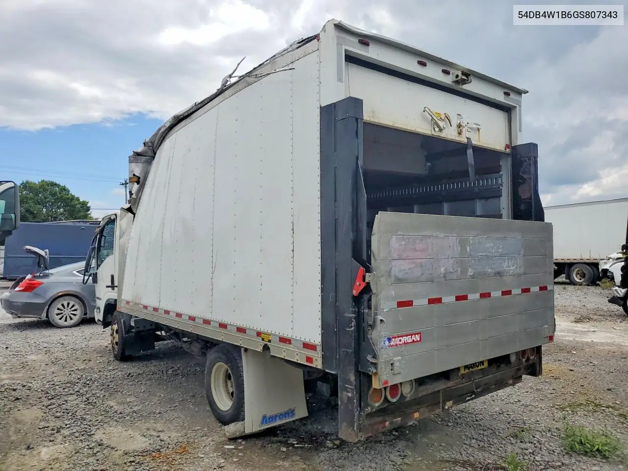 2016 Isuzu Npr Box Truck VIN: 54DB4W1B6GS807343 Lot: 61025376