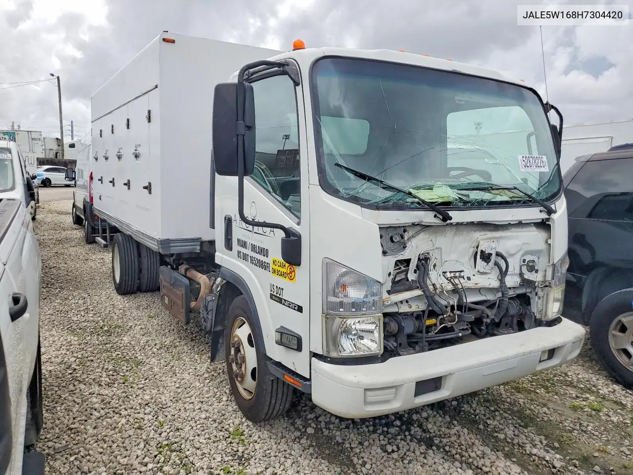 2017 Isuzu Nrr VIN: JALE5W168H7304420 Lot: 52878226