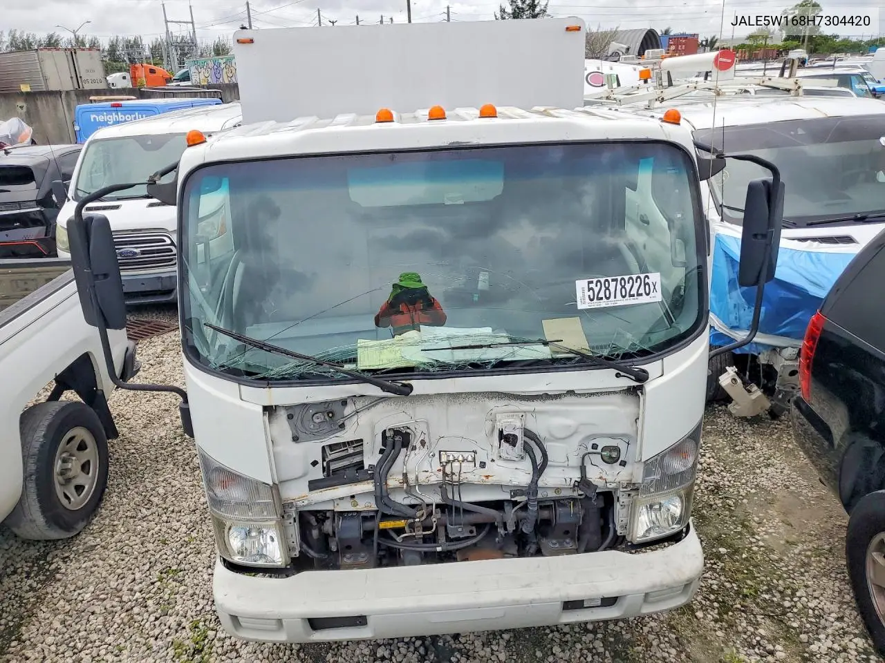 2017 Isuzu Nrr VIN: JALE5W168H7304420 Lot: 52878226
