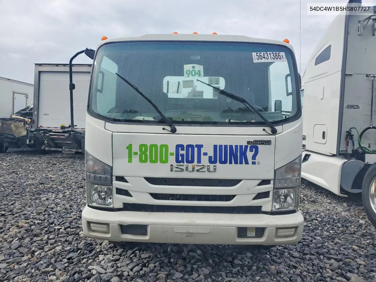 2017 Isuzu Npr Hd VIN: 54DC4W1B5HS807727 Lot: 56431386