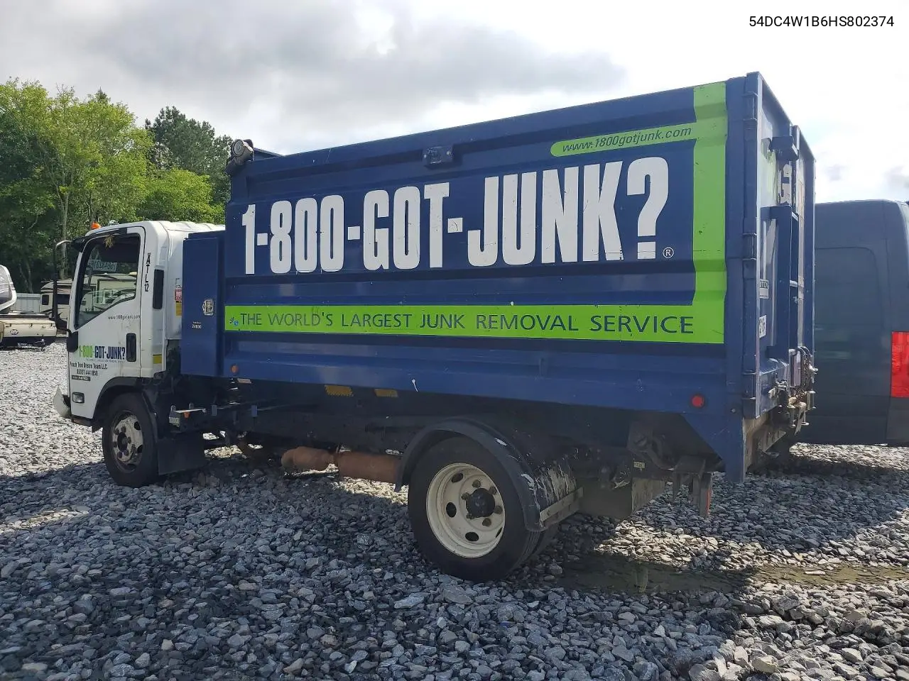 2017 Isuzu Npr Hd Dump Truck VIN: 54DC4W1B6HS802374 Lot: 56432316