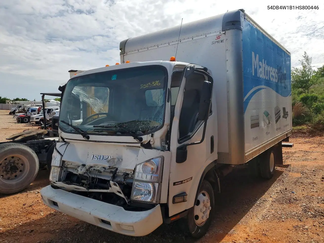 2017 Isuzu Npr - Box Truck VIN: 54DB4W1B1HS800446 Lot: 56693196