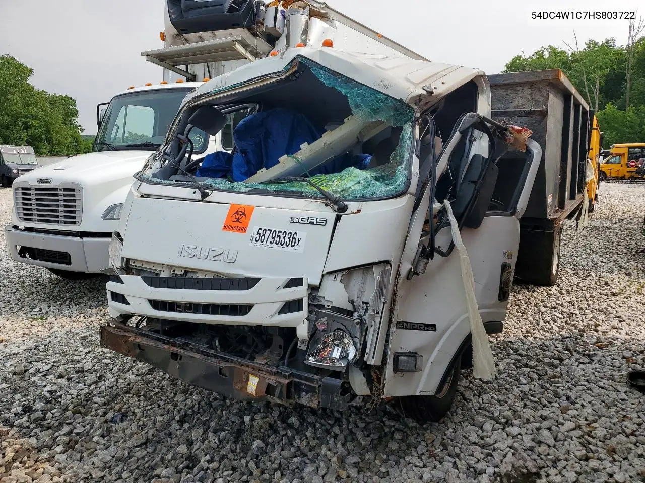 2017 Isuzu Npr Hd VIN: 54DC4W1C7HS803722 Lot: 58795336