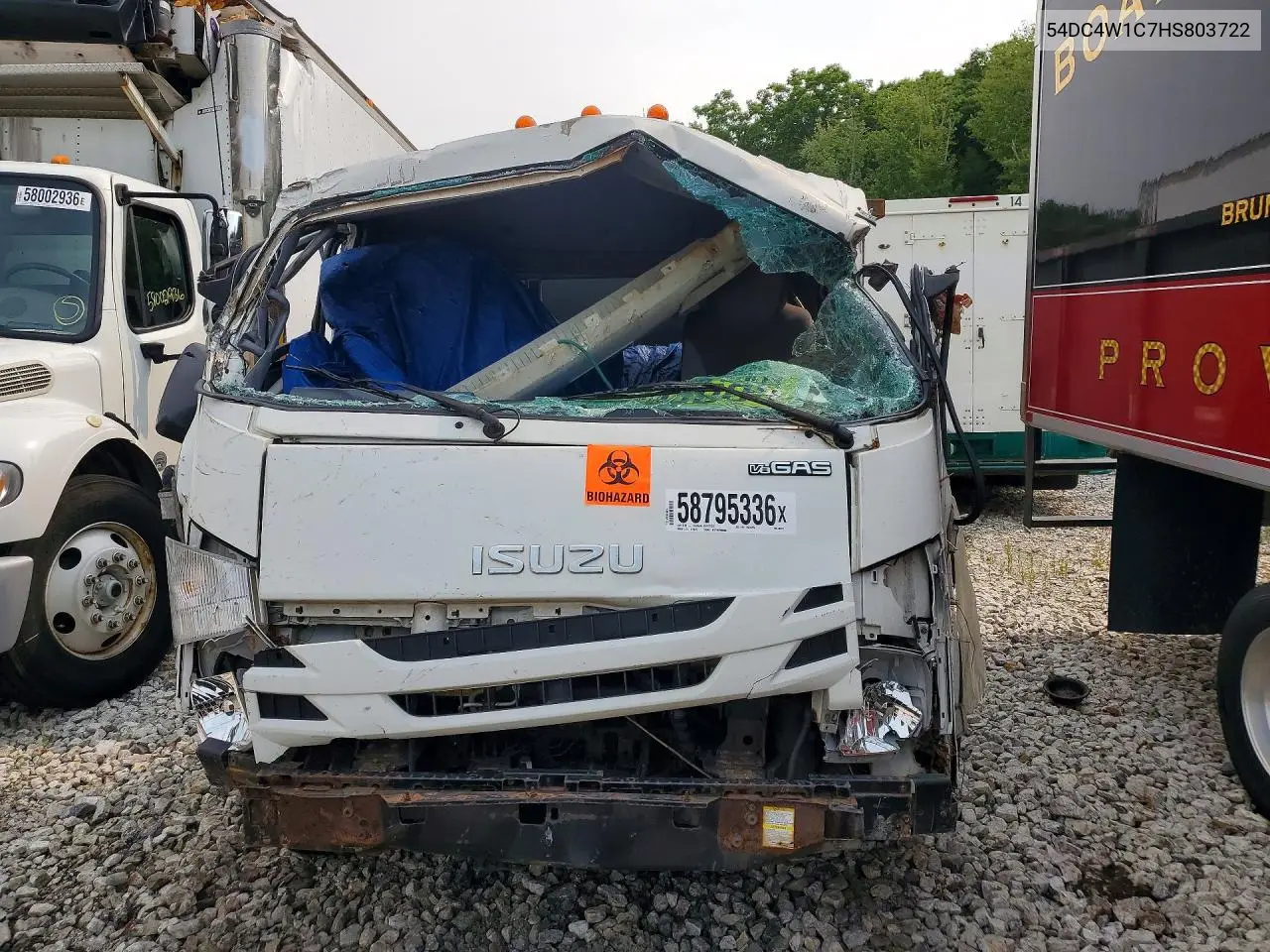 2017 Isuzu Npr Hd VIN: 54DC4W1C7HS803722 Lot: 58795336