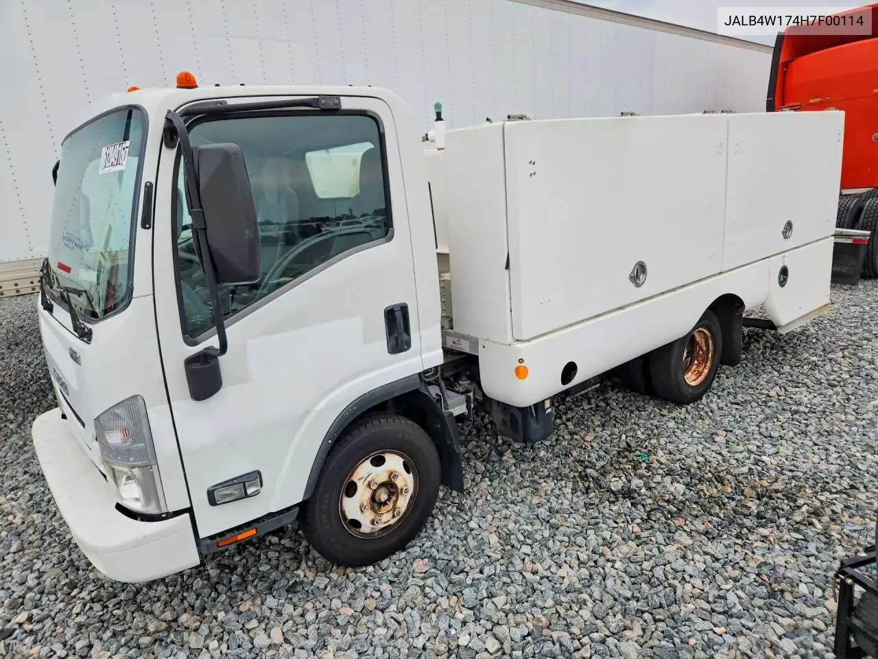 2017 Isuzu Npr Landscaping Truck VIN: JALB4W174H7F00114 Lot: 61204916