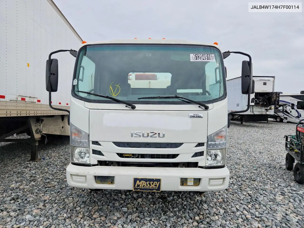 2017 Isuzu Npr Landscaping Truck VIN: JALB4W174H7F00114 Lot: 61204916