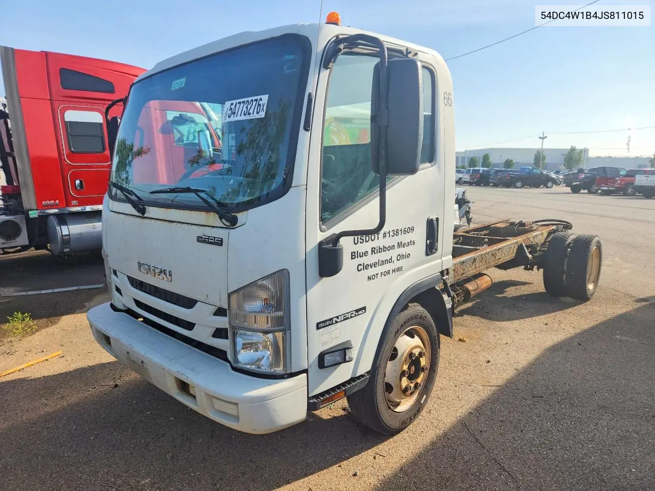 2018 Isuzu Npr Hd VIN: 54DC4W1B4JS811015 Lot: 54773276