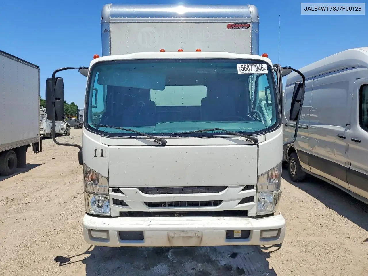 2018 Isuzu Npr Box Truck VIN: JALB4W178J7F00123 Lot: 56877946