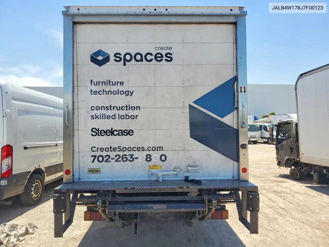 2018 Isuzu Npr Box Truck VIN: JALB4W178J7F00123 Lot: 56877946