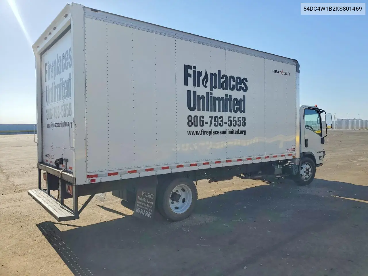 2019 Isuzu Npr Hd Box Truck VIN: 54DC4W1B2KS801469 Lot: 53232476
