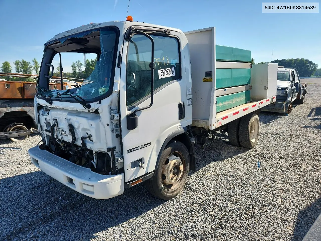 2019 Isuzu Npr Hd VIN: 54DC4W1B0KS814639 Lot: 55726336