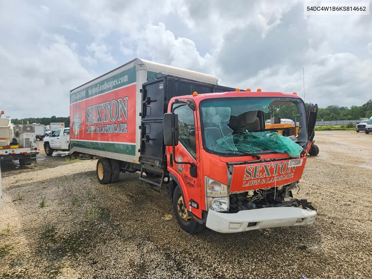 2019 Isuzu Npr Hd VIN: 54DC4W1B6KS814662 Lot: 57720306