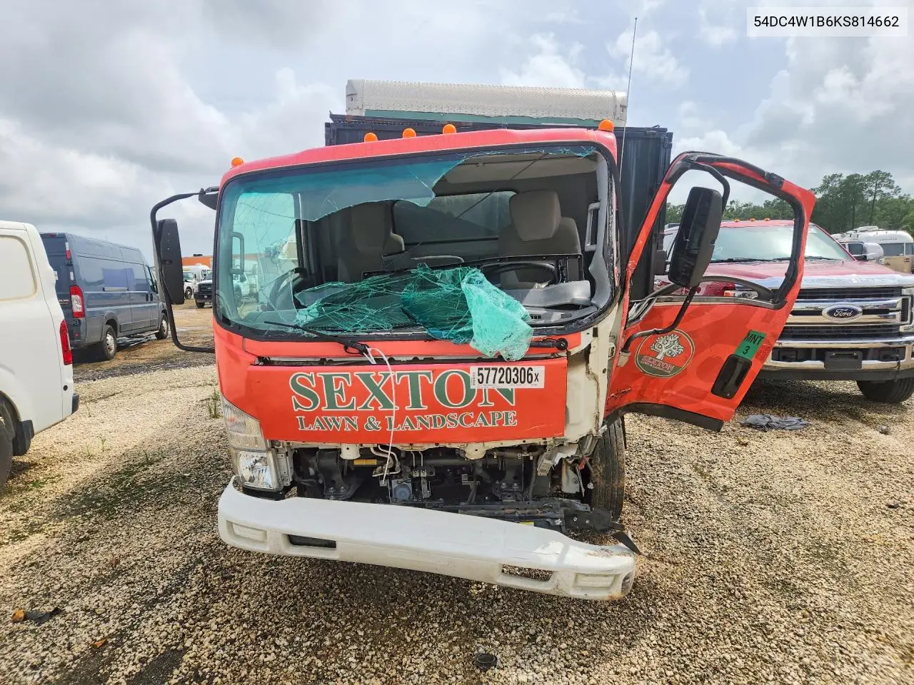 2019 Isuzu Npr Hd VIN: 54DC4W1B6KS814662 Lot: 57720306
