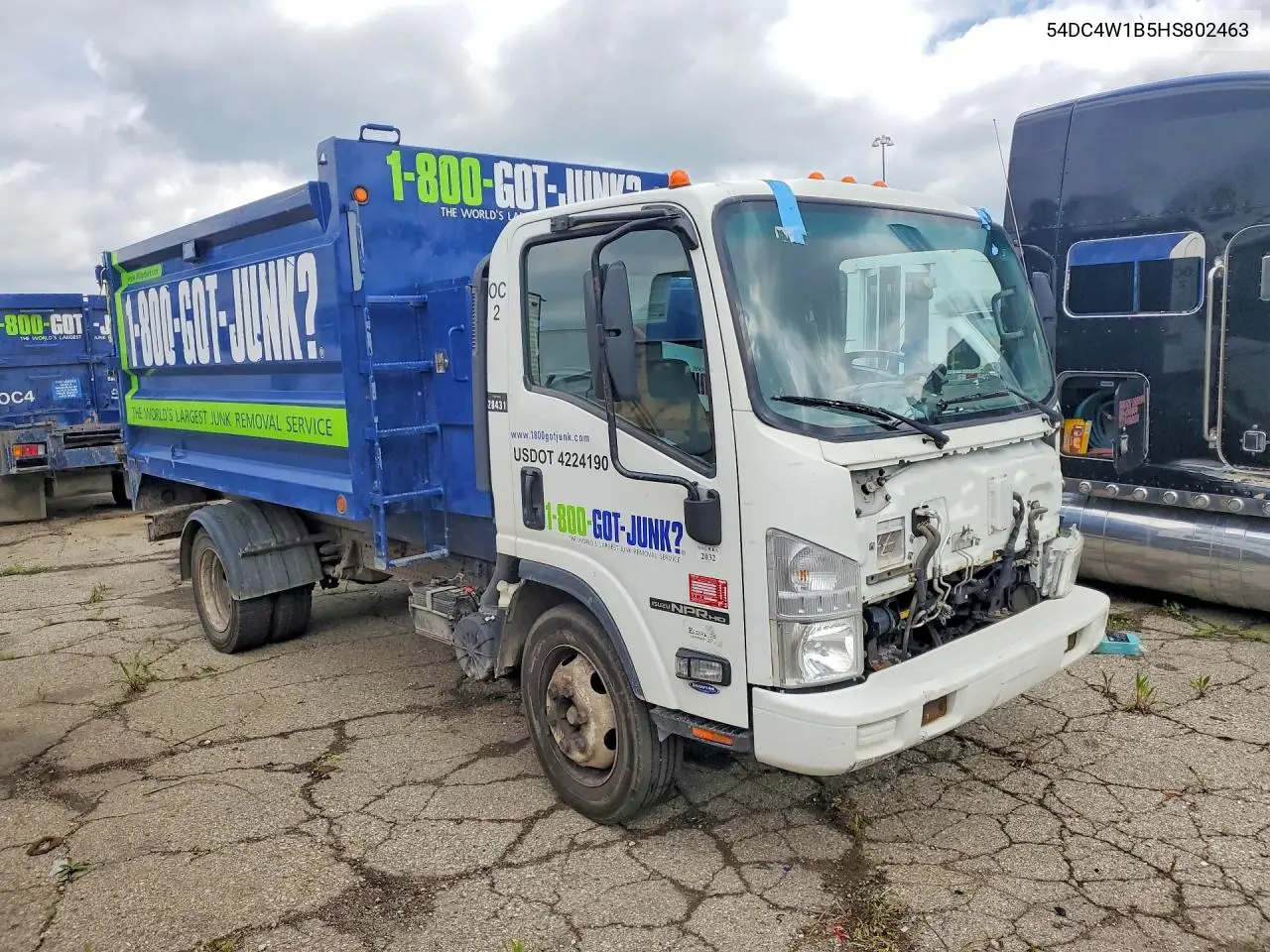 2019 Isuzu Npr Hd VIN: 54DC4W1B5HS802463 Lot: 58435186