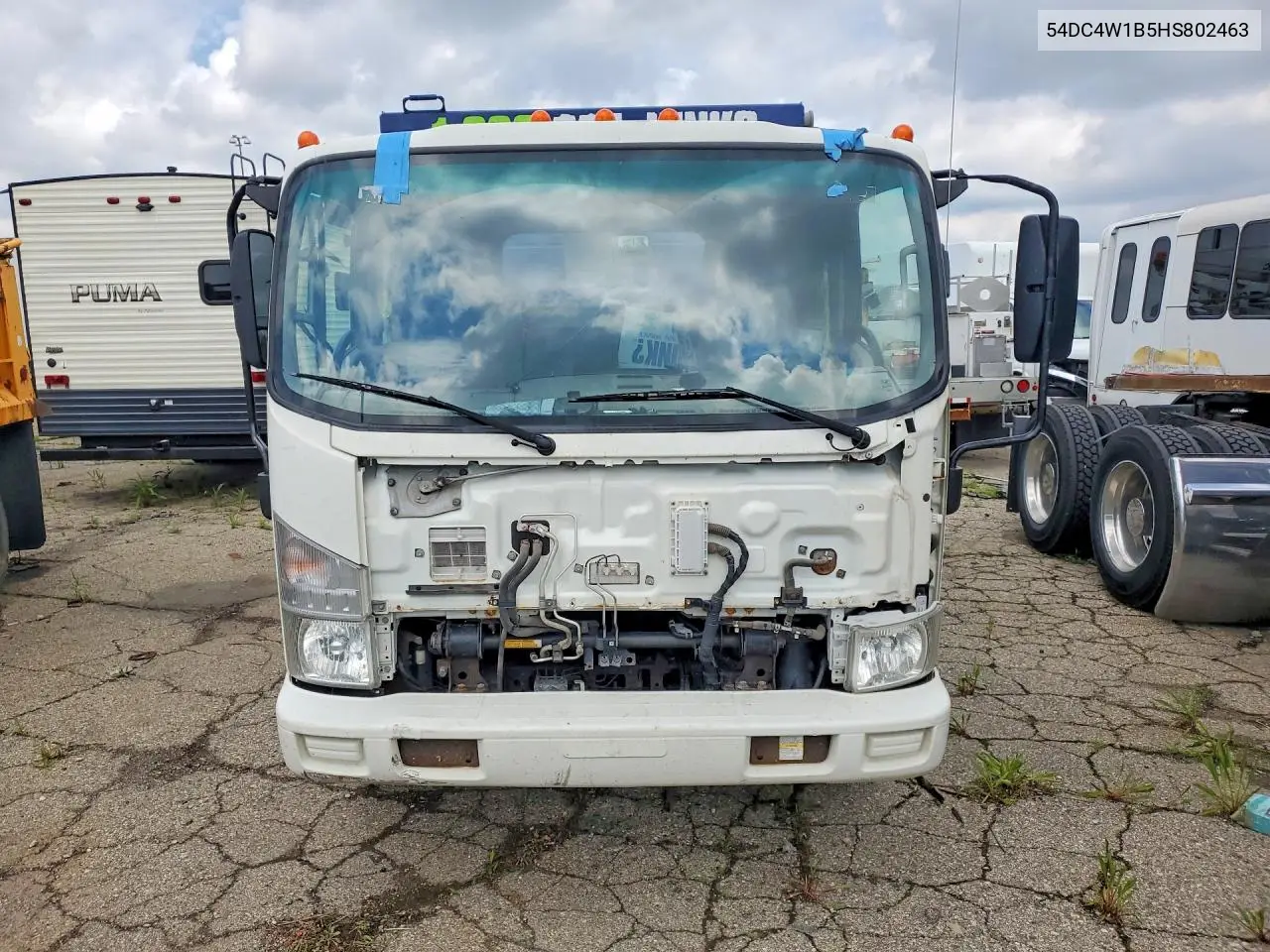 2019 Isuzu Npr Hd VIN: 54DC4W1B5HS802463 Lot: 58435186