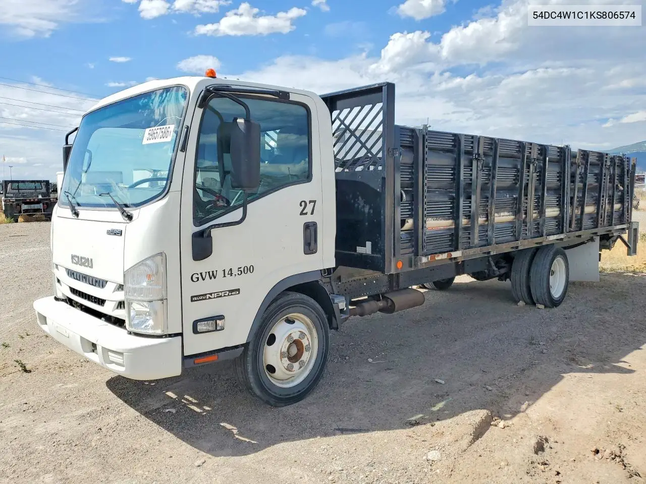 2019 Isuzu Npr Hd VIN: 54DC4W1C1KS806574 Lot: 59657586