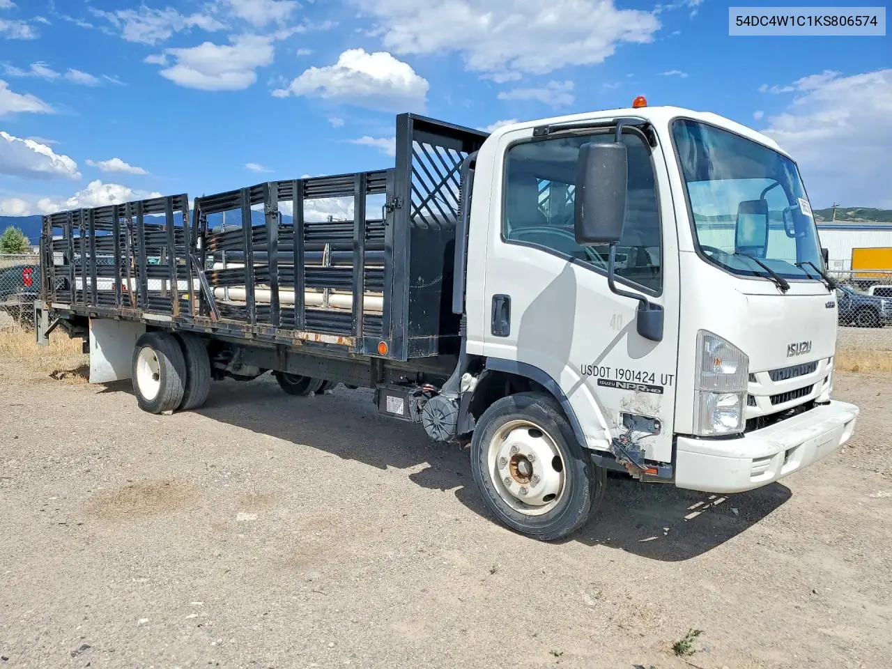 2019 Isuzu Npr Hd VIN: 54DC4W1C1KS806574 Lot: 59657586