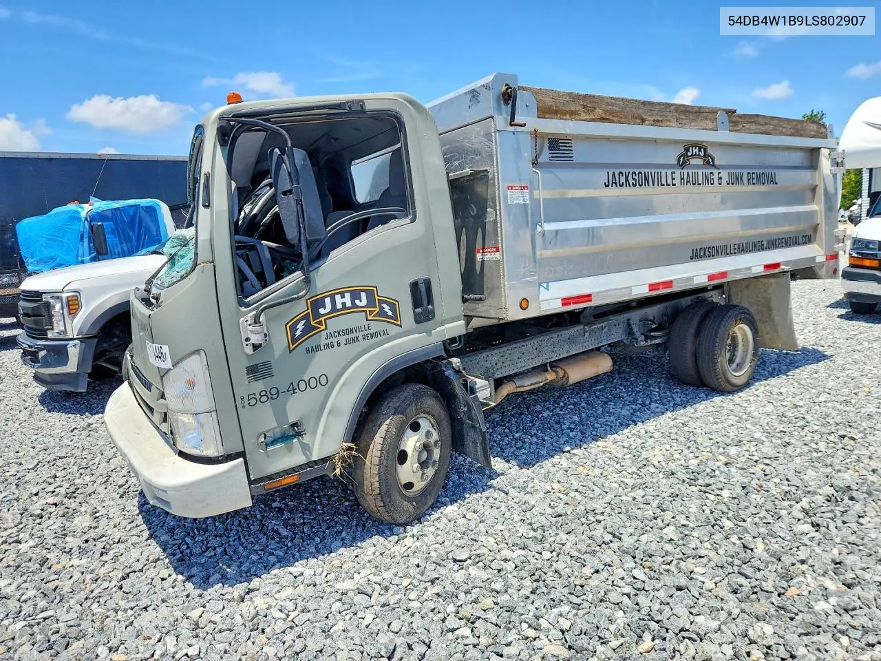 2020 Isuzu Npr Dump Truck VIN: 54DB4W1B9LS802907 Lot: 53101446