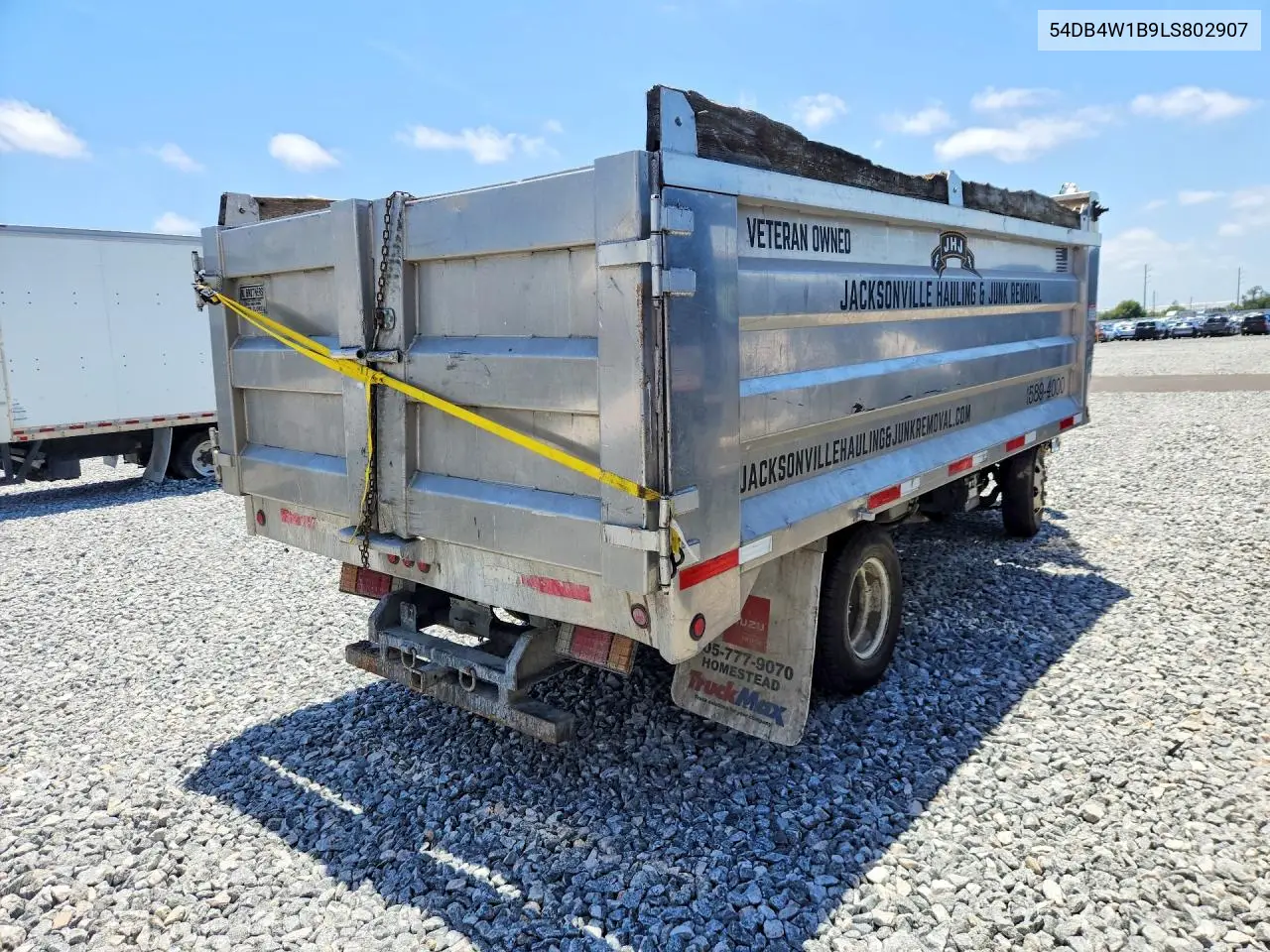 2020 Isuzu Npr Dump Truck VIN: 54DB4W1B9LS802907 Lot: 53101446