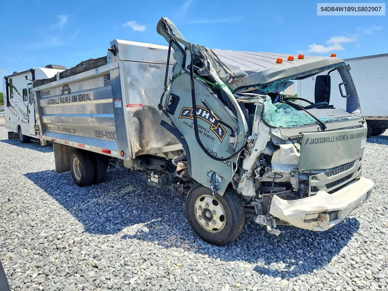 2020 Isuzu Npr Dump Truck VIN: 54DB4W1B9LS802907 Lot: 53101446