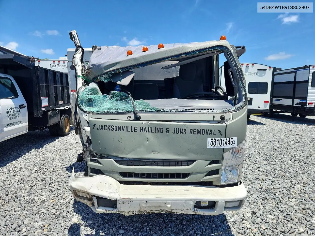 2020 Isuzu Npr Dump Truck VIN: 54DB4W1B9LS802907 Lot: 53101446