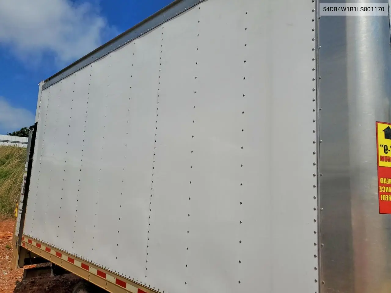 2020 Isuzu Npr Box Truck VIN: 54DB4W1B1LS801170 Lot: 56636026