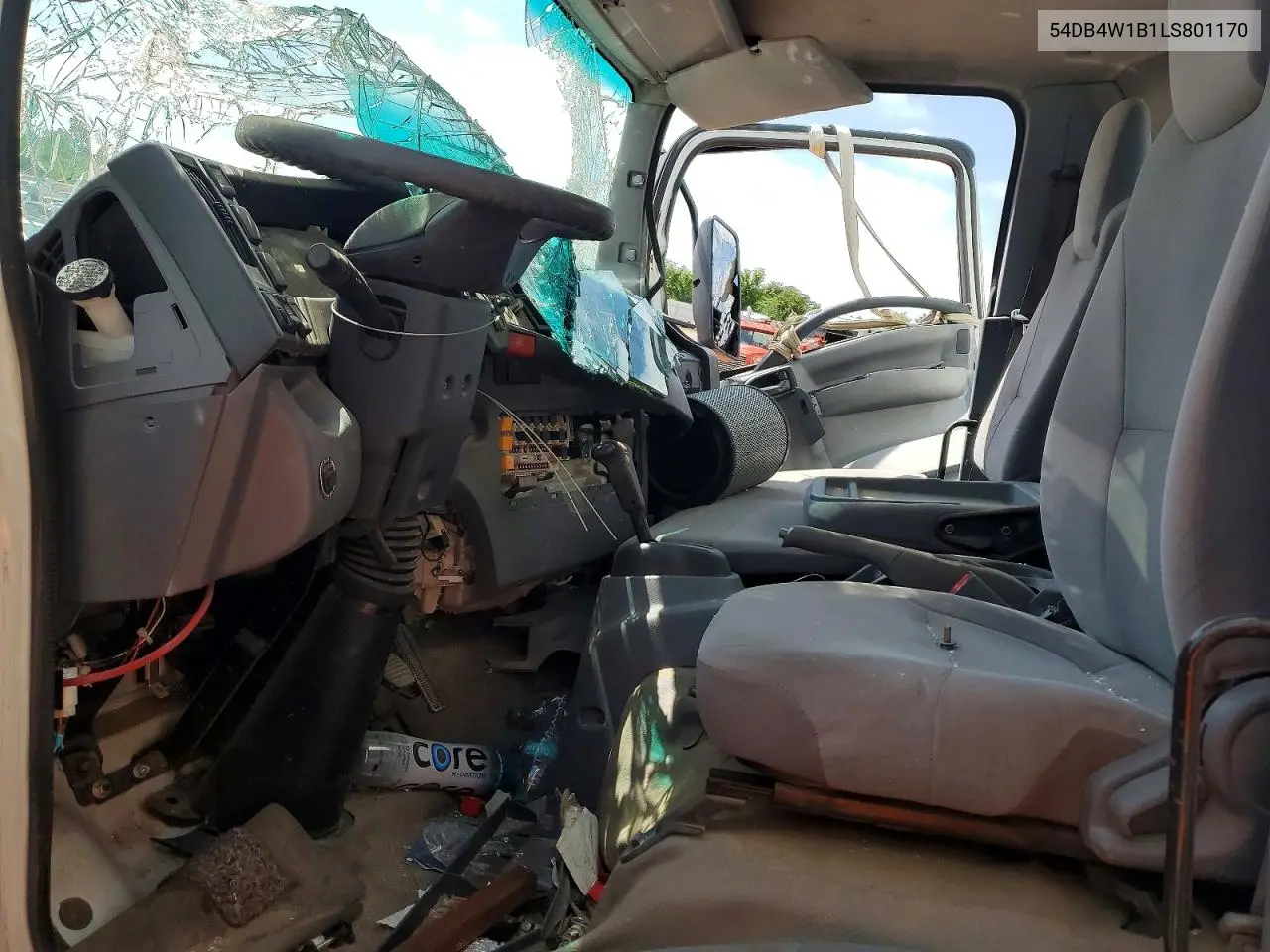 2020 Isuzu Npr Box Truck VIN: 54DB4W1B1LS801170 Lot: 56636026