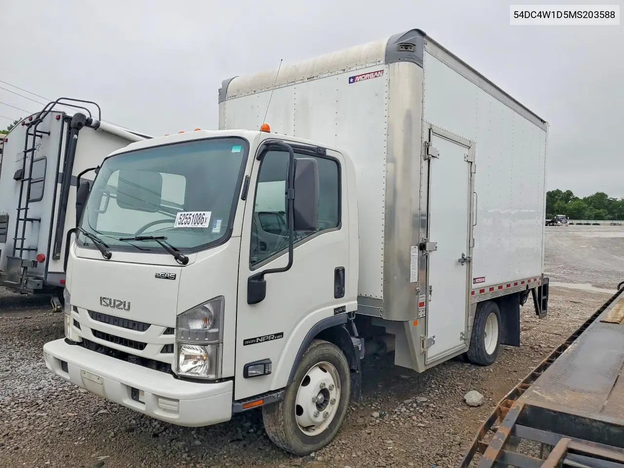 2021 Isuzu Npr Hd Box Truck VIN: 54DC4W1D5MS203588 Lot: 52551086