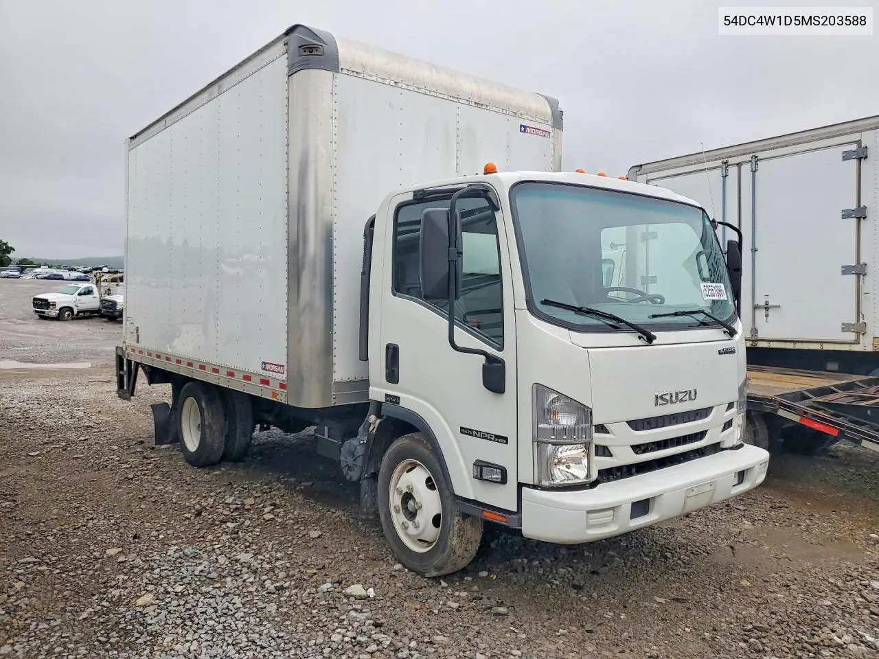 2021 Isuzu Npr Hd Box Truck VIN: 54DC4W1D5MS203588 Lot: 52551086