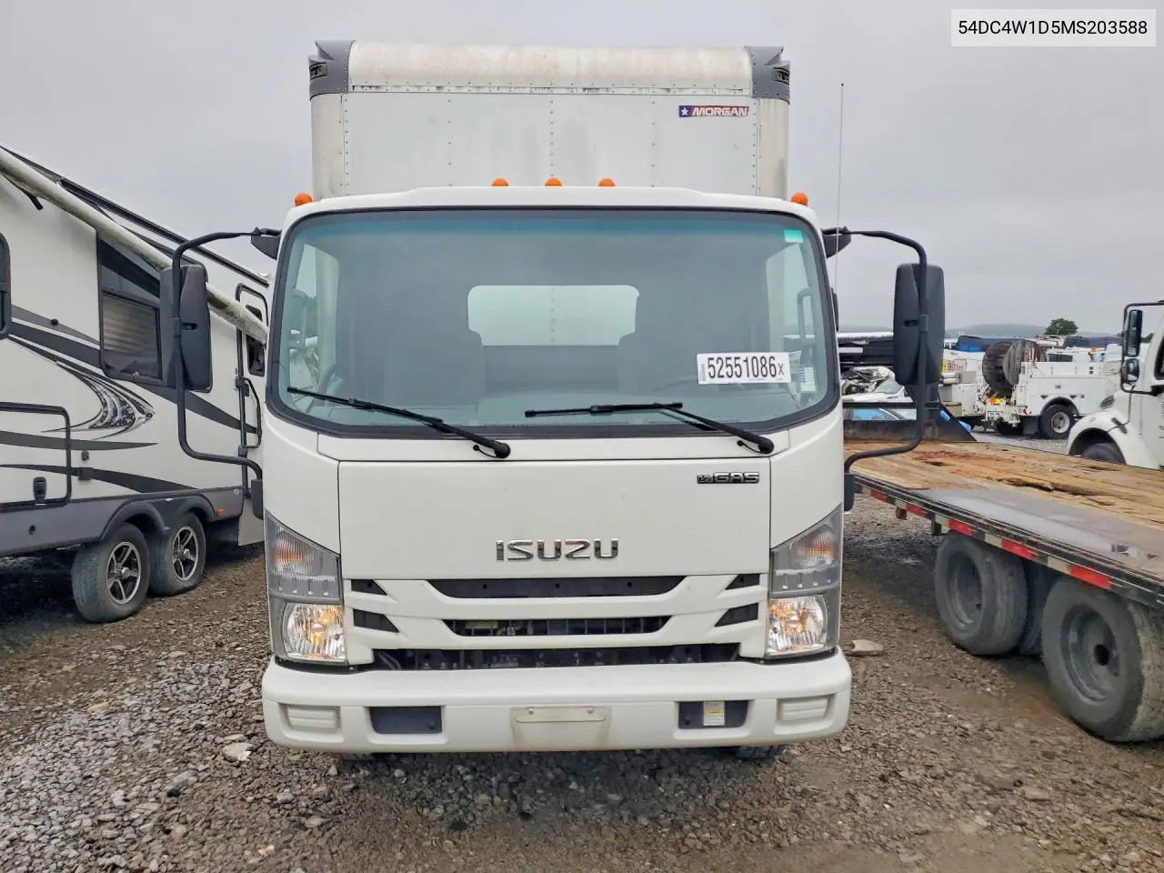 2021 Isuzu Npr Hd Box Truck VIN: 54DC4W1D5MS203588 Lot: 52551086