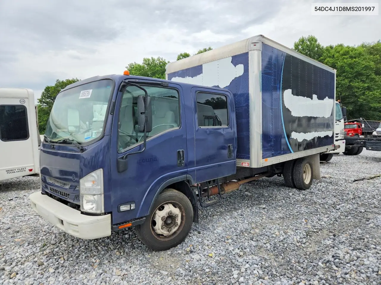 2021 Isuzu Npr Hd Box Truck VIN: 54DC4J1D8MS201997 Lot: 58950796