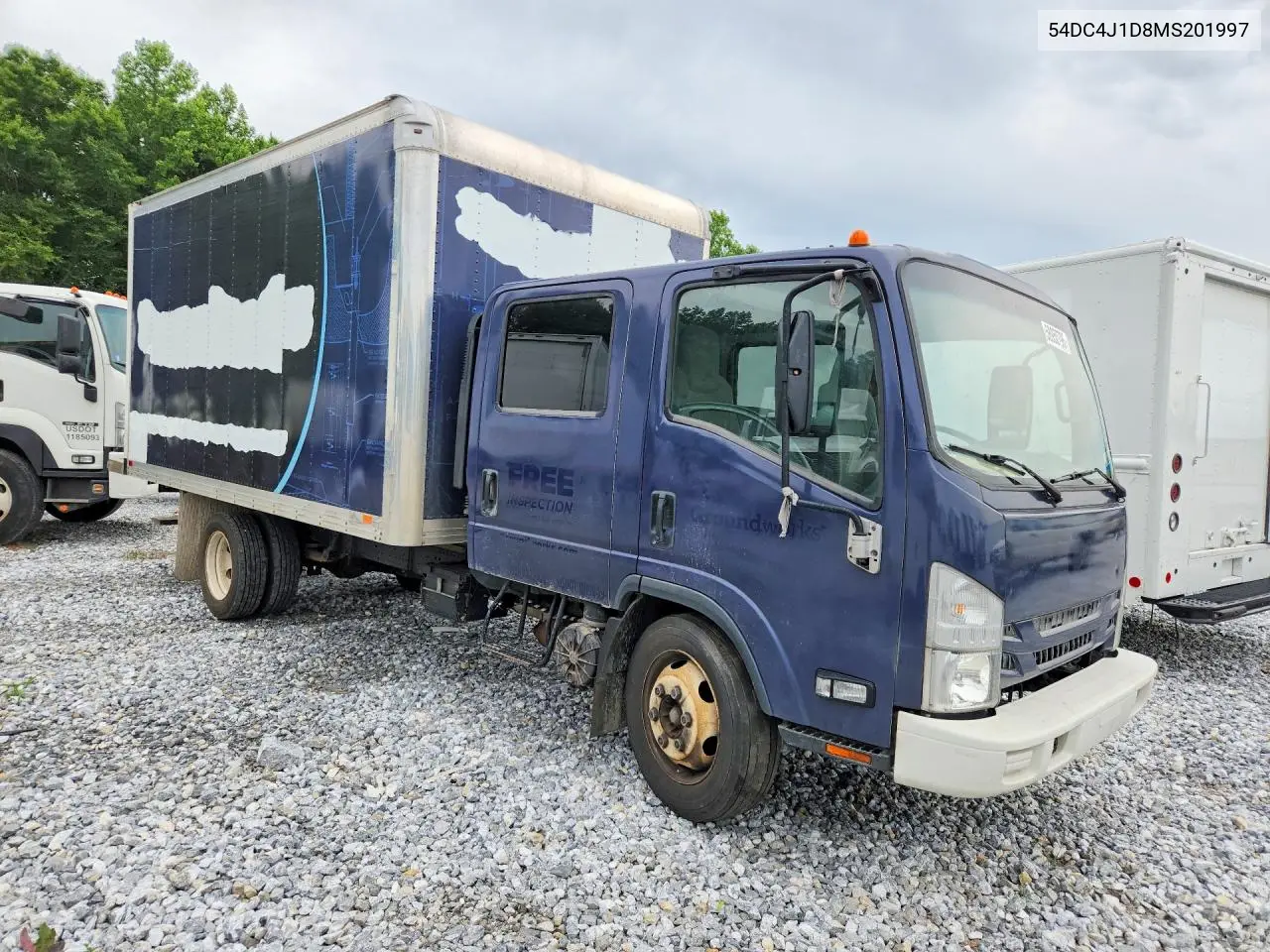 2021 Isuzu Npr Hd Box Truck VIN: 54DC4J1D8MS201997 Lot: 58950796