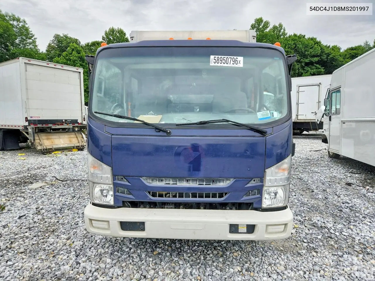 2021 Isuzu Npr Hd Box Truck VIN: 54DC4J1D8MS201997 Lot: 58950796