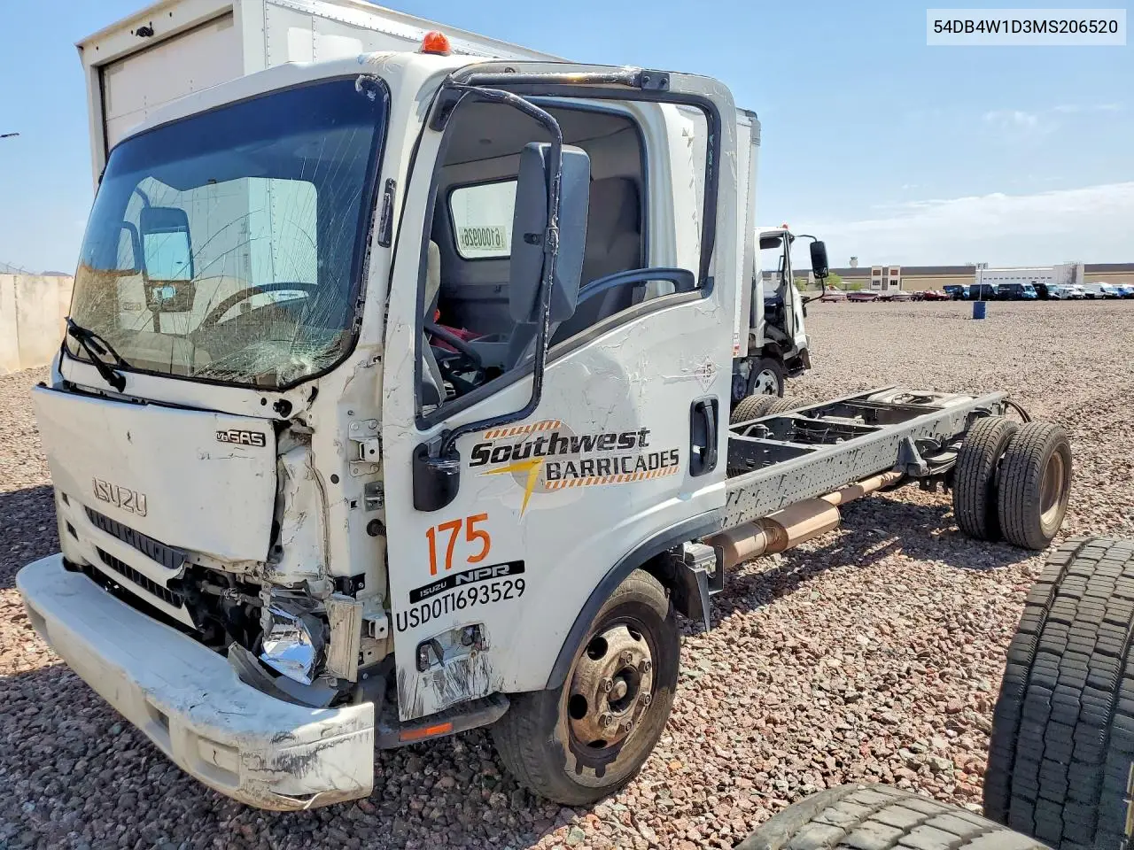 2021 Isuzu Npr VIN: 54DB4W1D3MS206520 Lot: 61000926