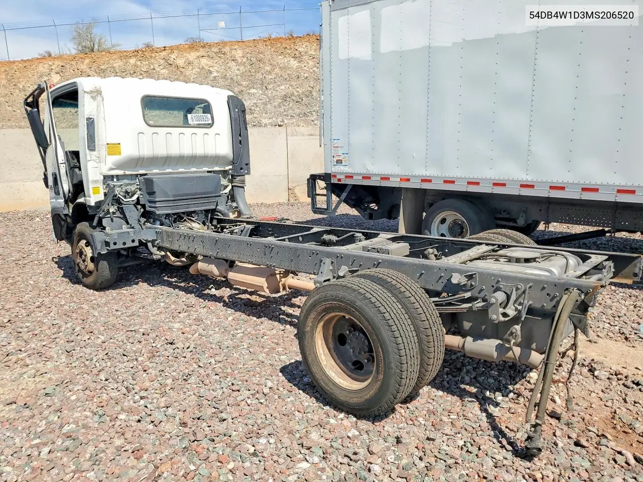 2021 Isuzu Npr VIN: 54DB4W1D3MS206520 Lot: 61000926