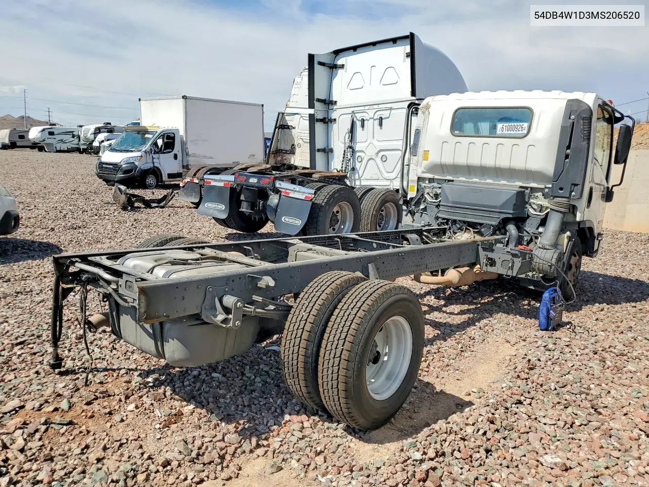 2021 Isuzu Npr VIN: 54DB4W1D3MS206520 Lot: 61000926