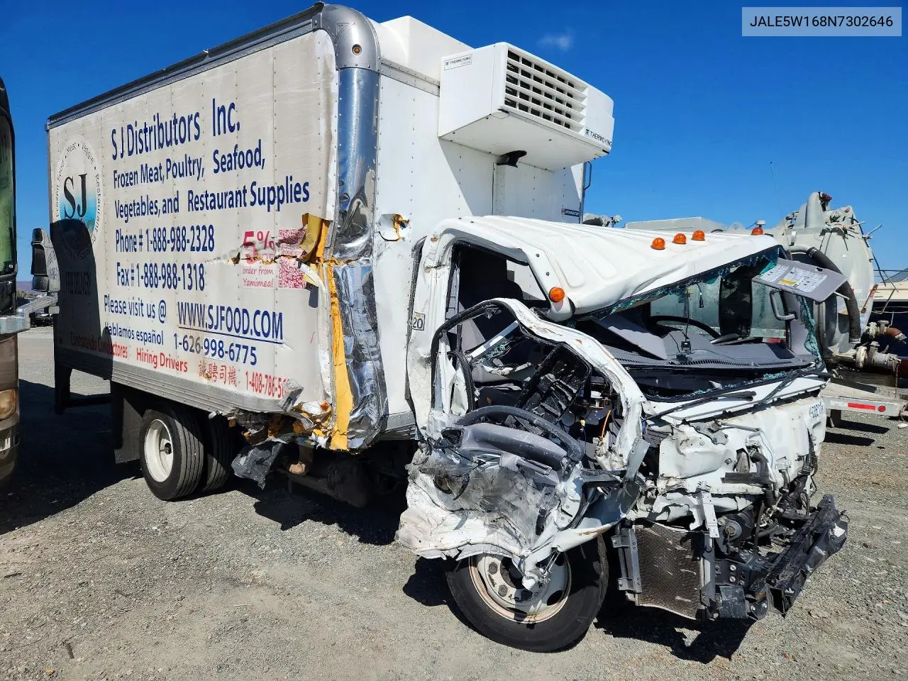 2022 Isuzu Nrr VIN: JALE5W168N7302646 Lot: 56352176