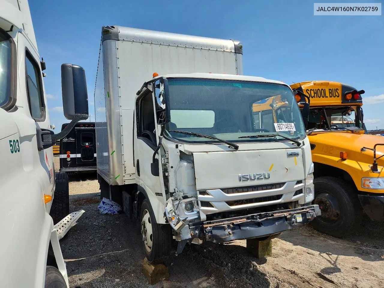2022 Isuzu Npr Xd - Box Truck VIN: JALC4W160N7K02759 Lot: 60714636