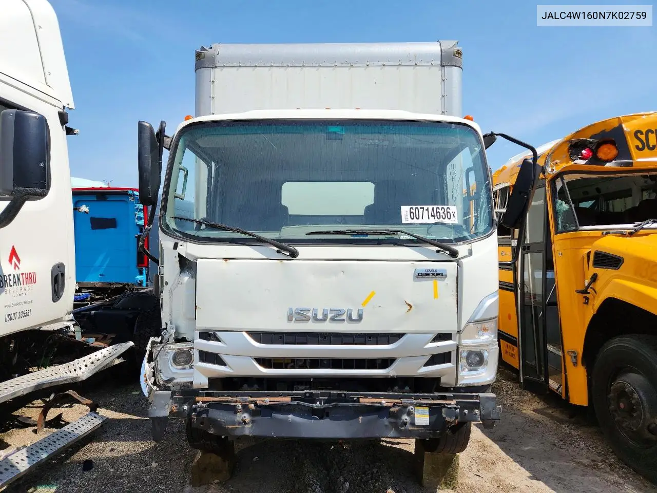 2022 Isuzu Npr Xd - Box Truck VIN: JALC4W160N7K02759 Lot: 60714636
