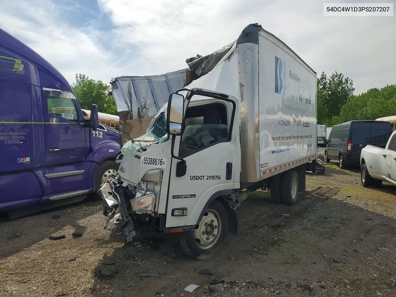 2023 Isuzu Npr Hd VIN: 54DC4W1D3PS207207 Lot: 55388616