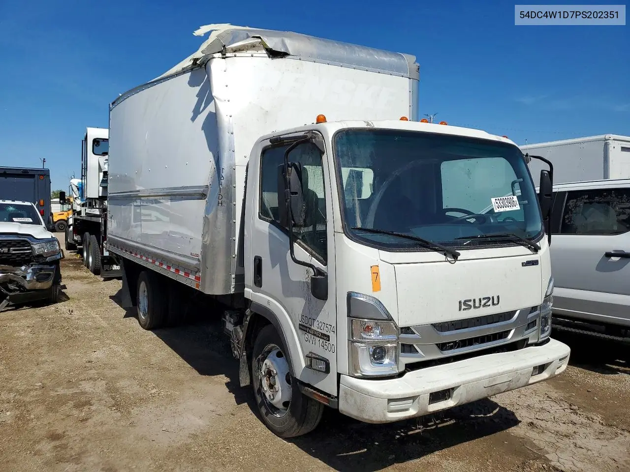 2023 Isuzu Npr Hd Box Truck *** Prior Fleet *** VIN: 54DC4W1D7PS202351 Lot: 56723596